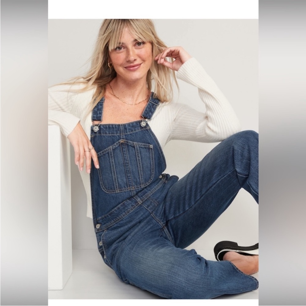 NWT Slouchy straight workwear overalls